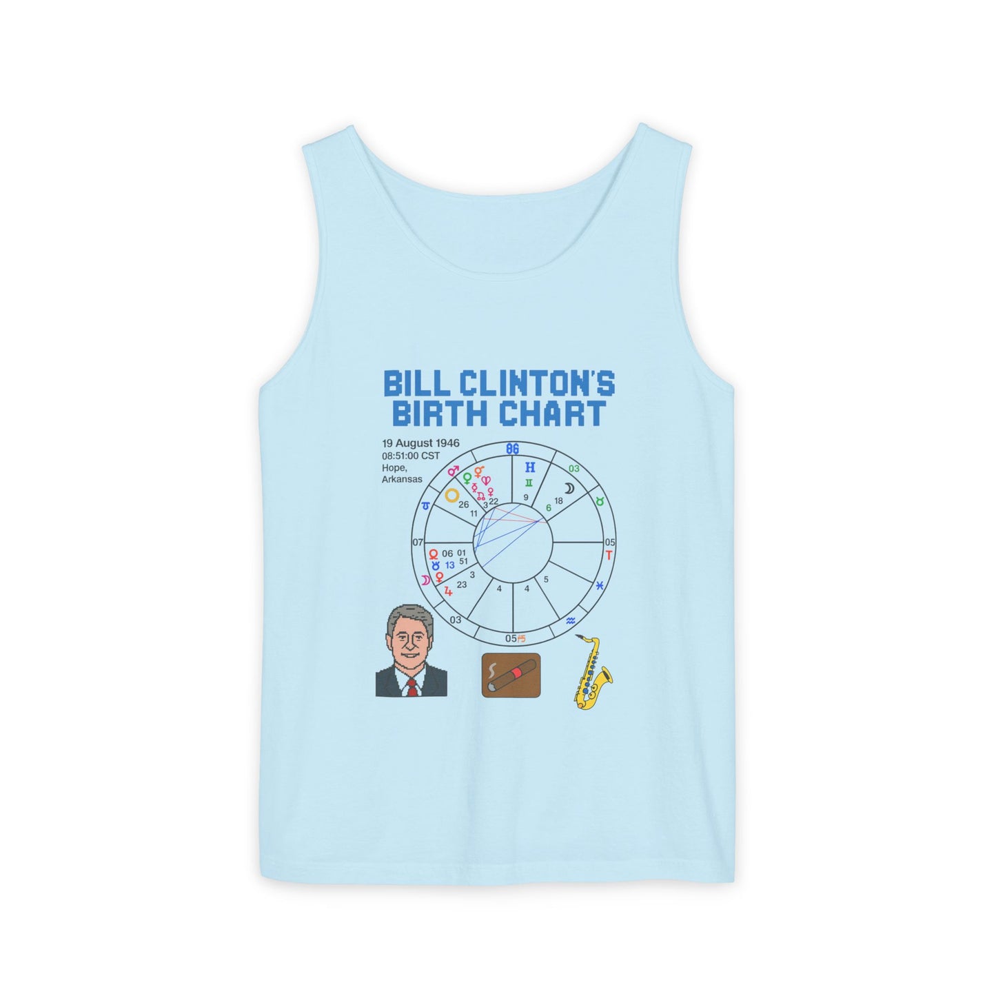 Slick Willie Birth Chart Tank