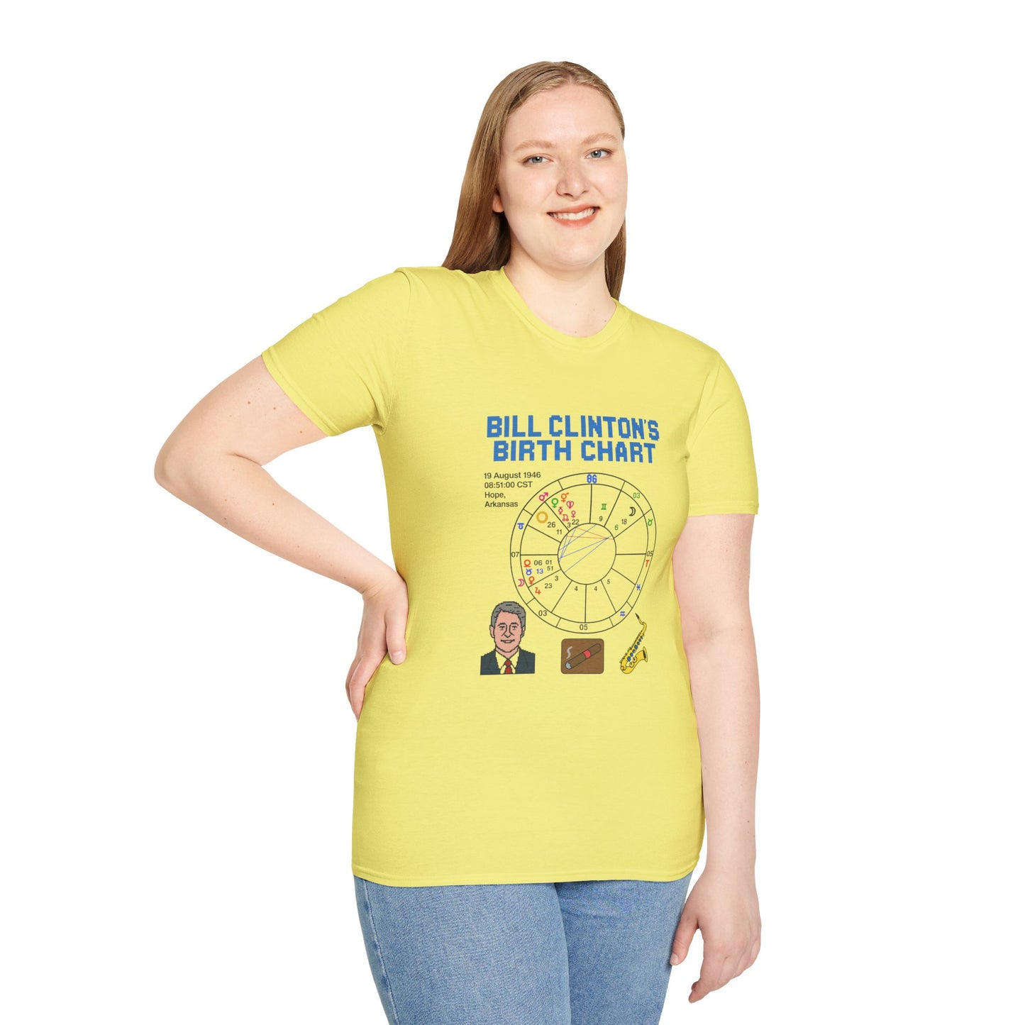 Slick Willy Birth Chart T-Shirt