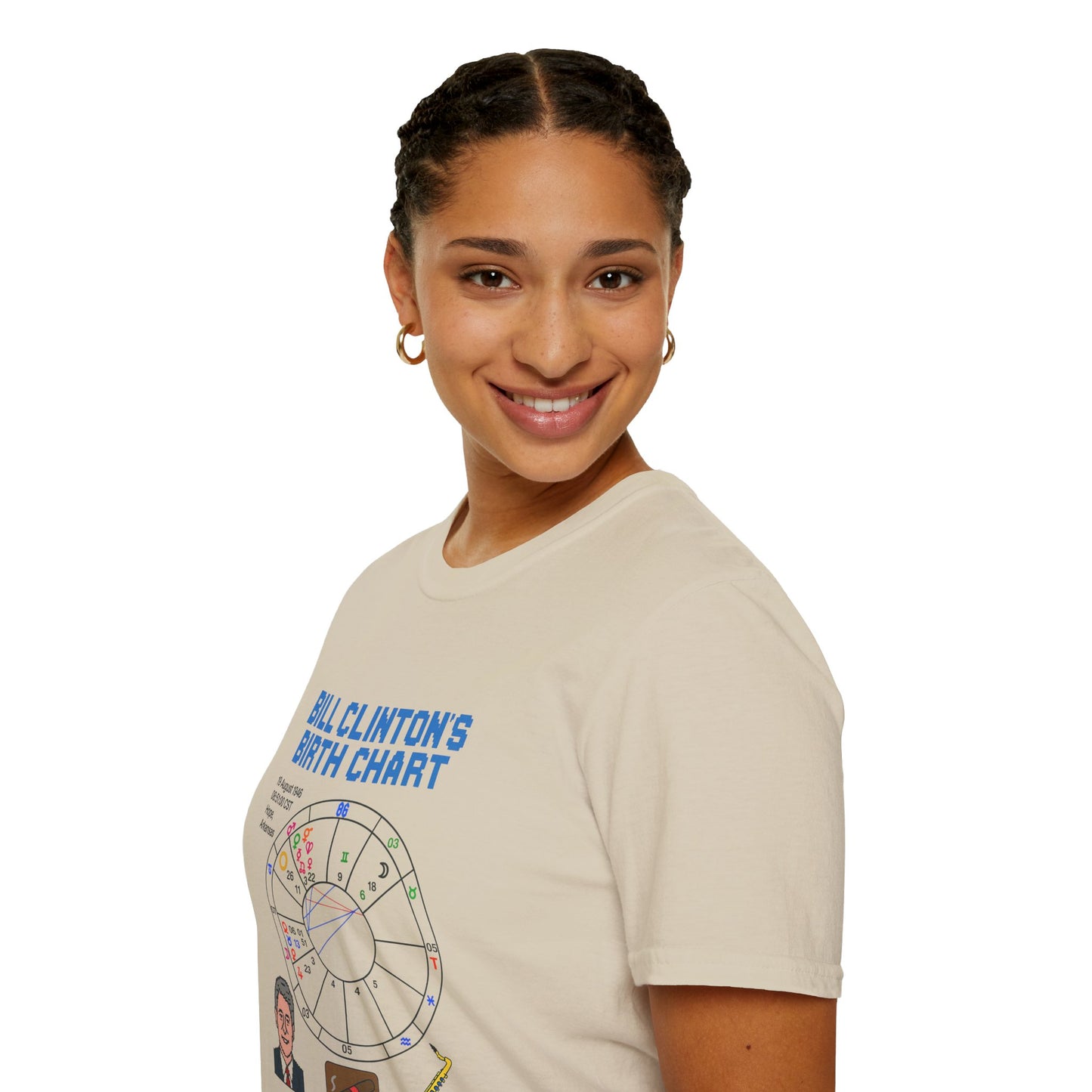 Slick Willy Birth Chart T-Shirt