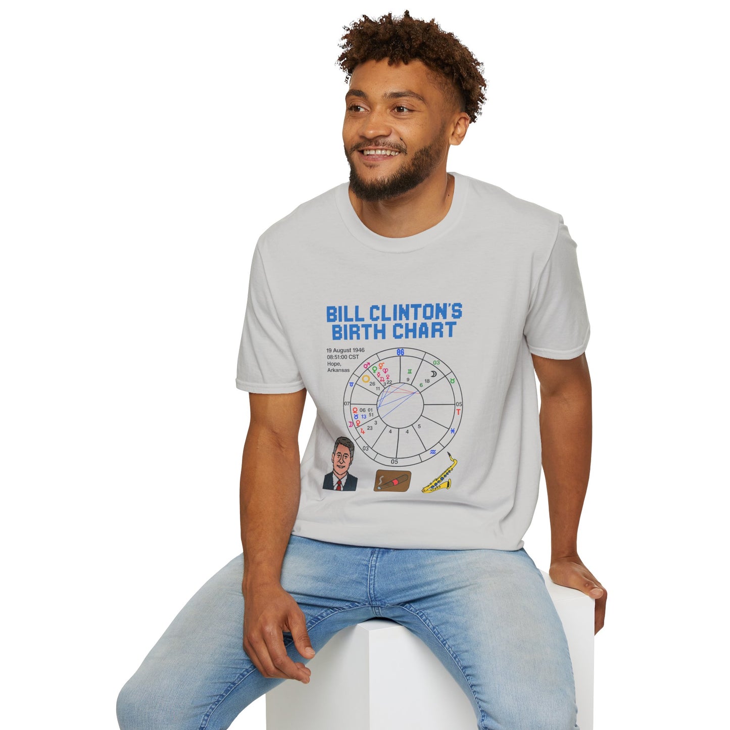 Slick Willy Birth Chart T-Shirt