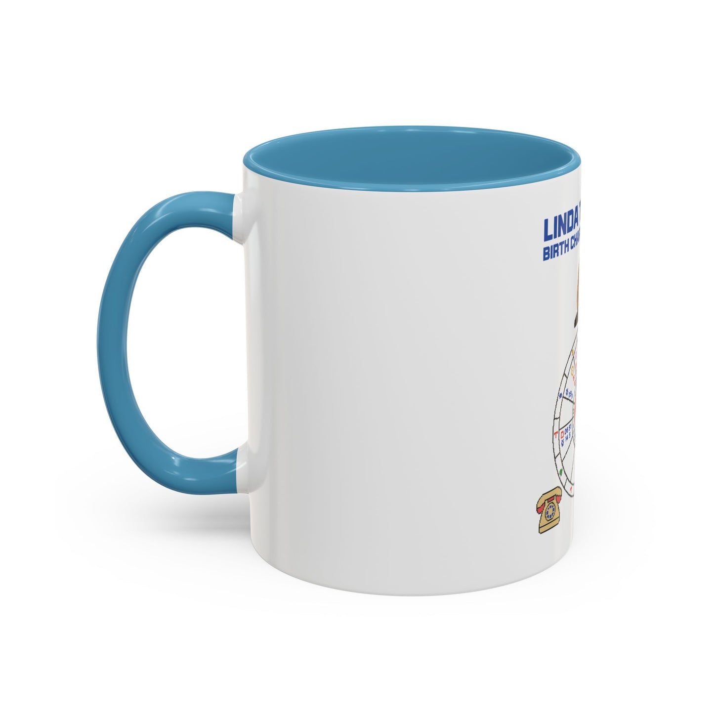 Linda Tripp Birth Chart Ceramic Coffee Mug