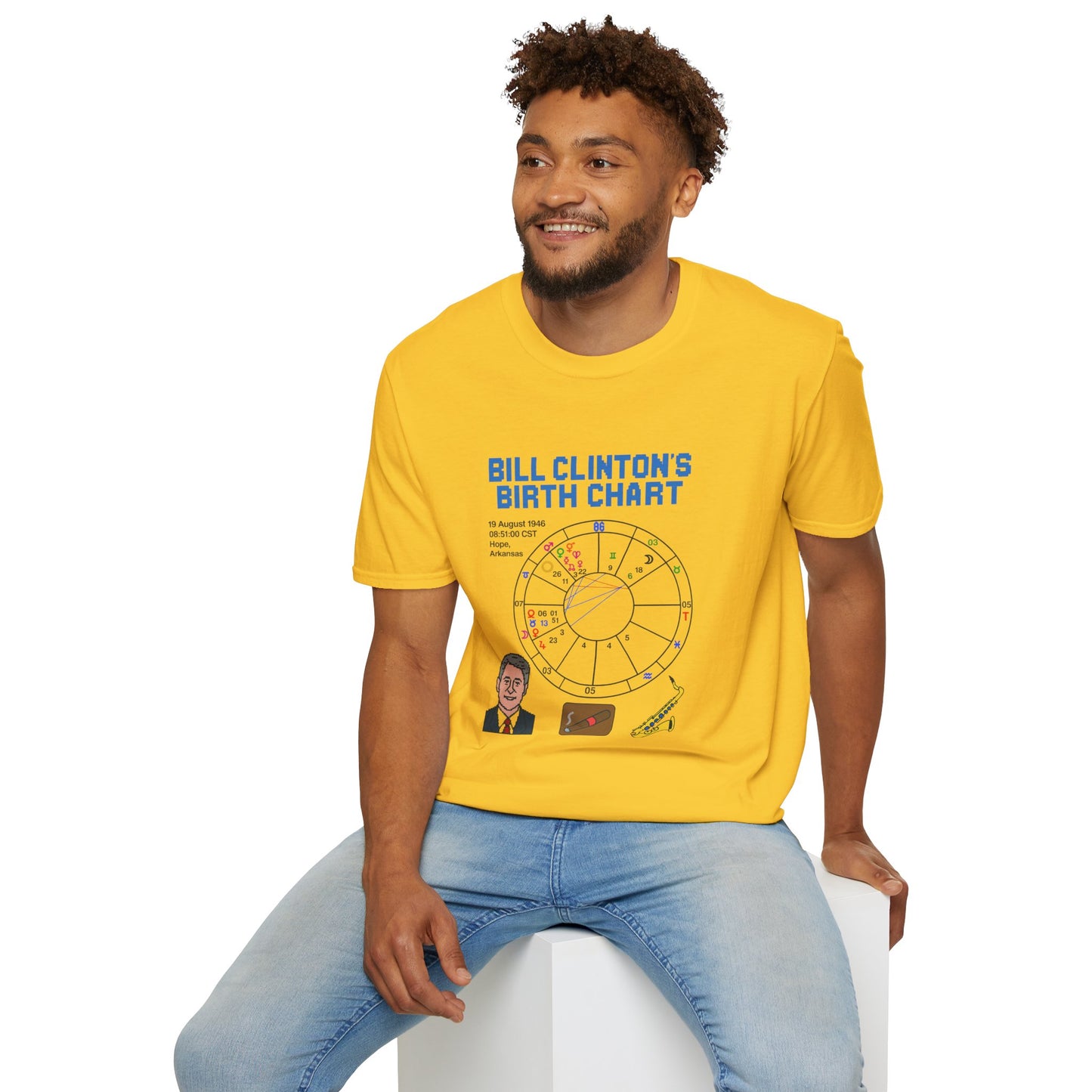 Slick Willy Birth Chart T-Shirt