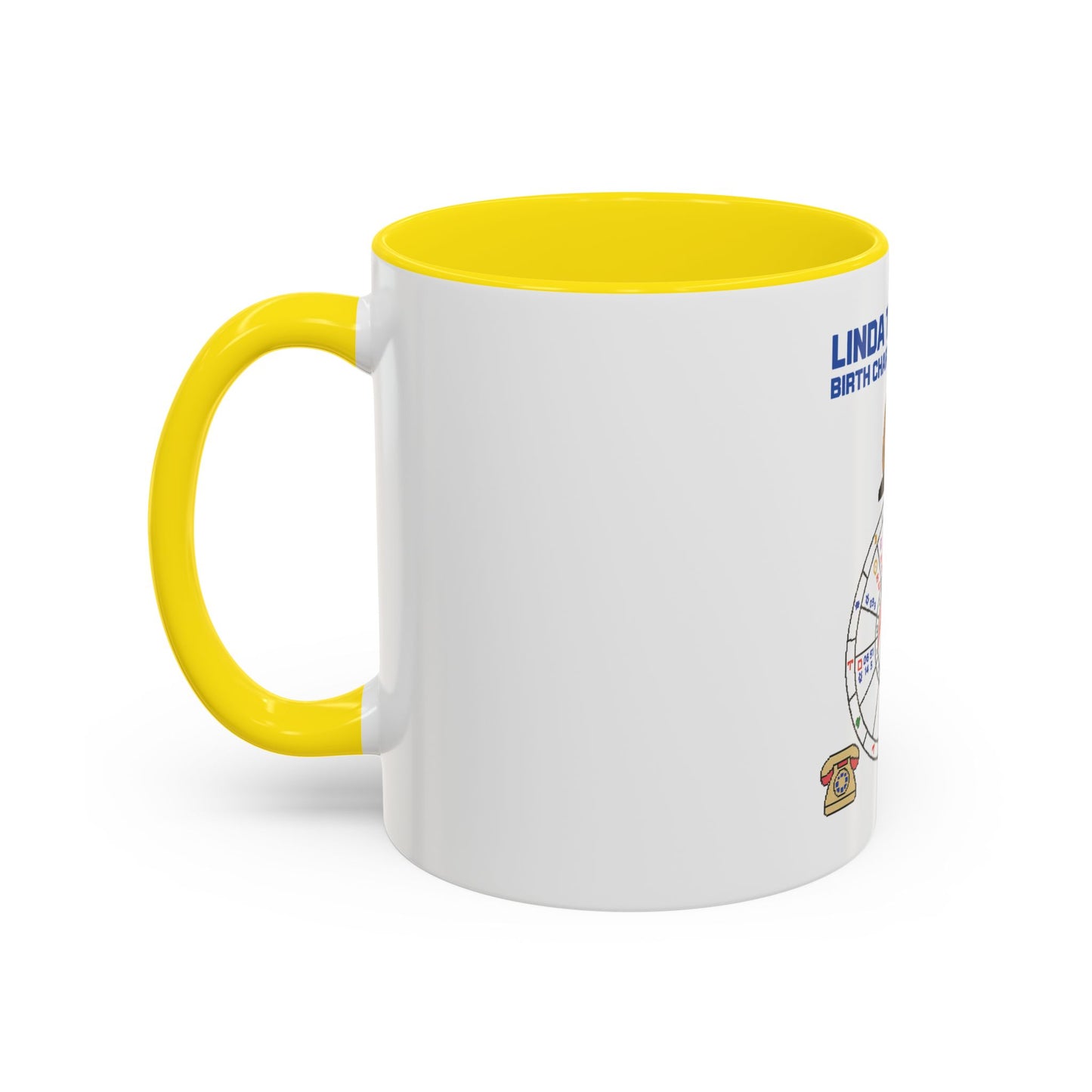 Linda Tripp Birth Chart Ceramic Coffee Mug