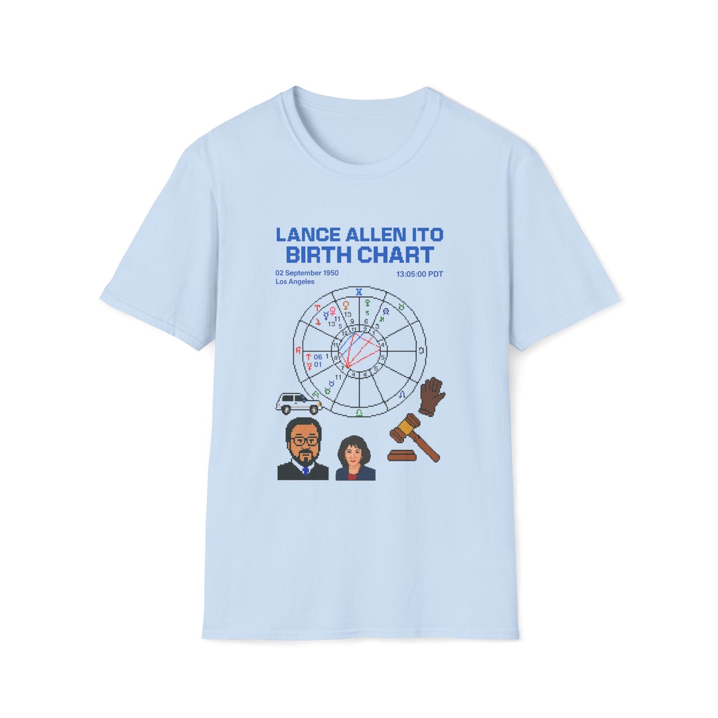 Judge Ito Birth Chart T-Shirt