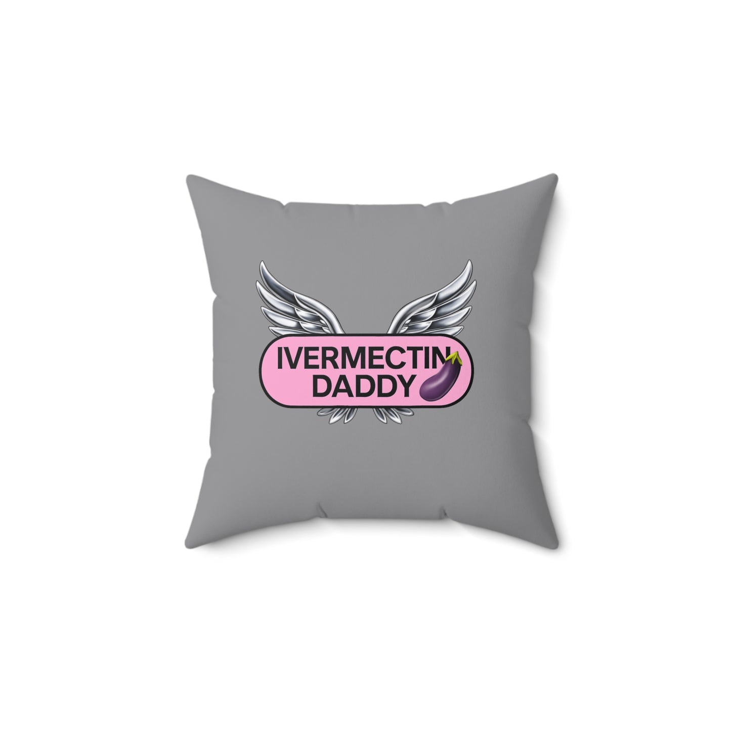 Ivermectin Daddy Square Throw Pillow
