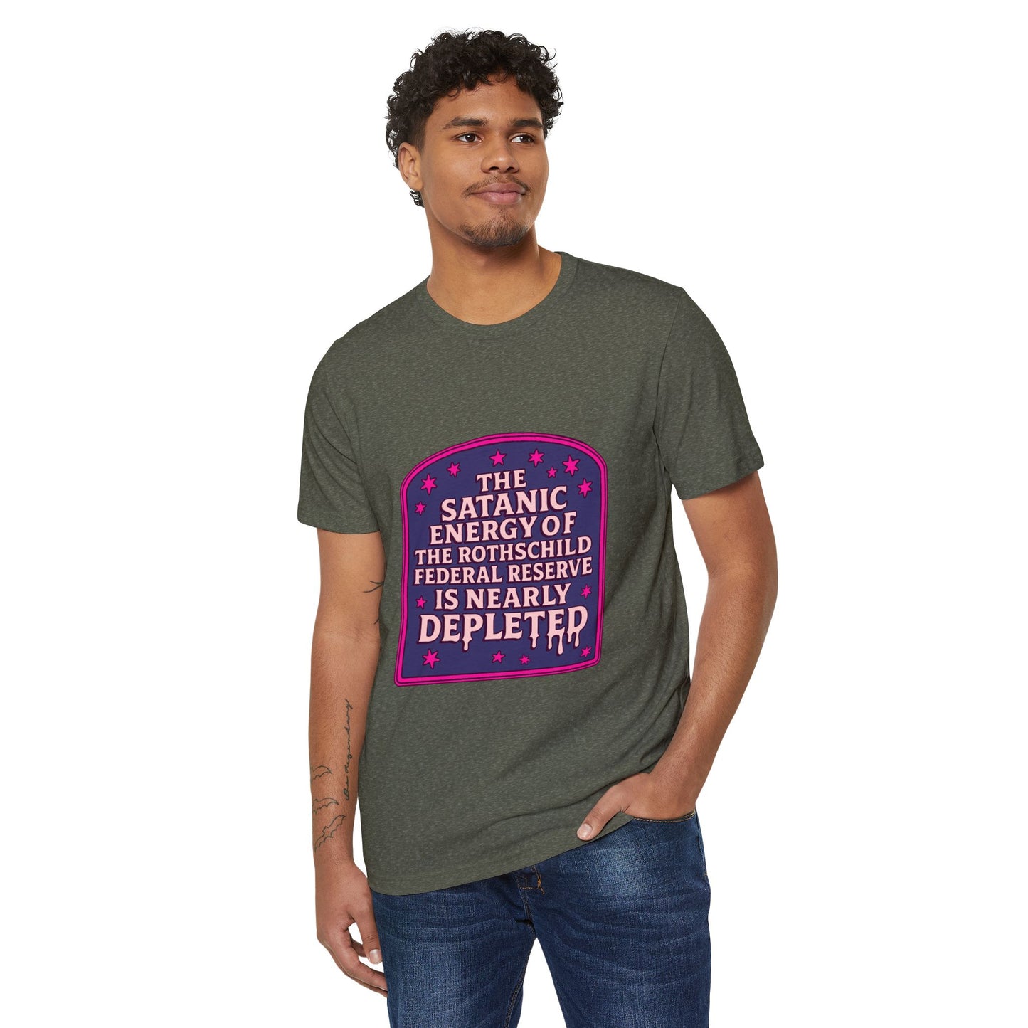 Satanic Federal Reserve Organic T-Shirt