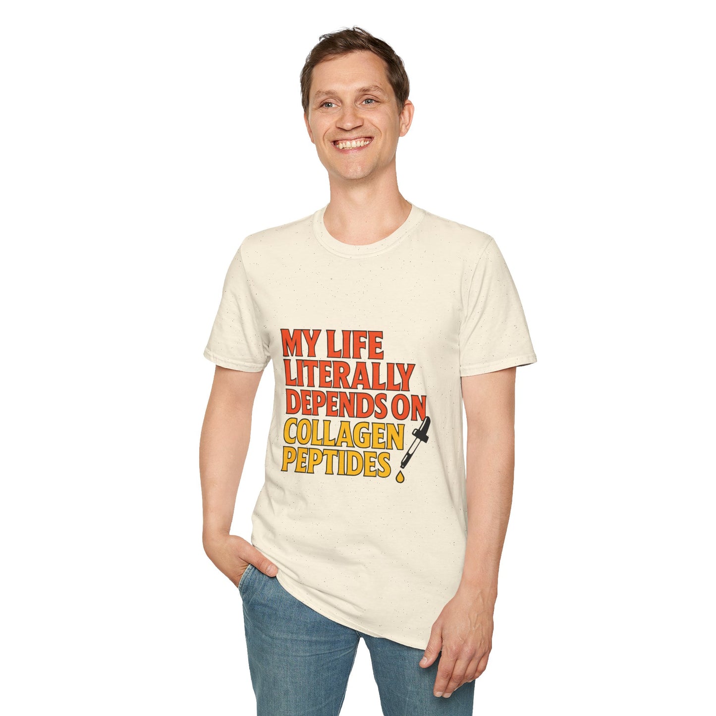 My Life Depends on Collagen Peptides T-Shirt