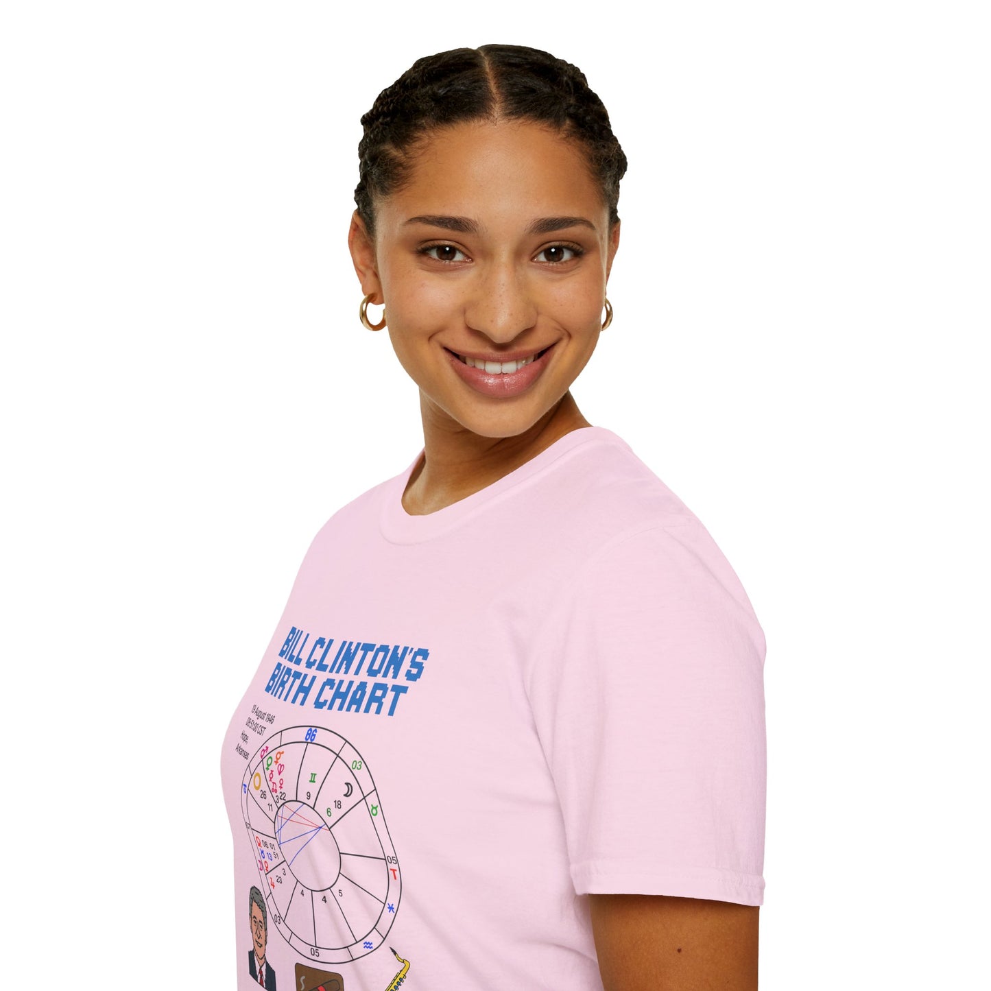 Slick Willy Birth Chart T-Shirt