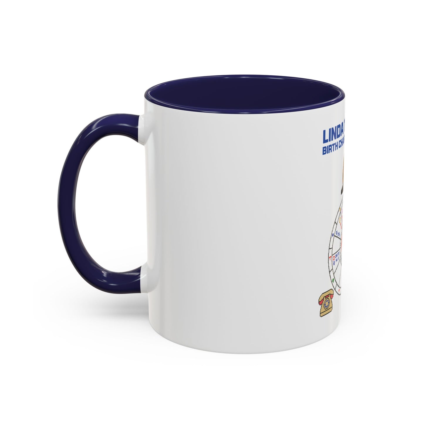 Linda Tripp Birth Chart Ceramic Coffee Mug