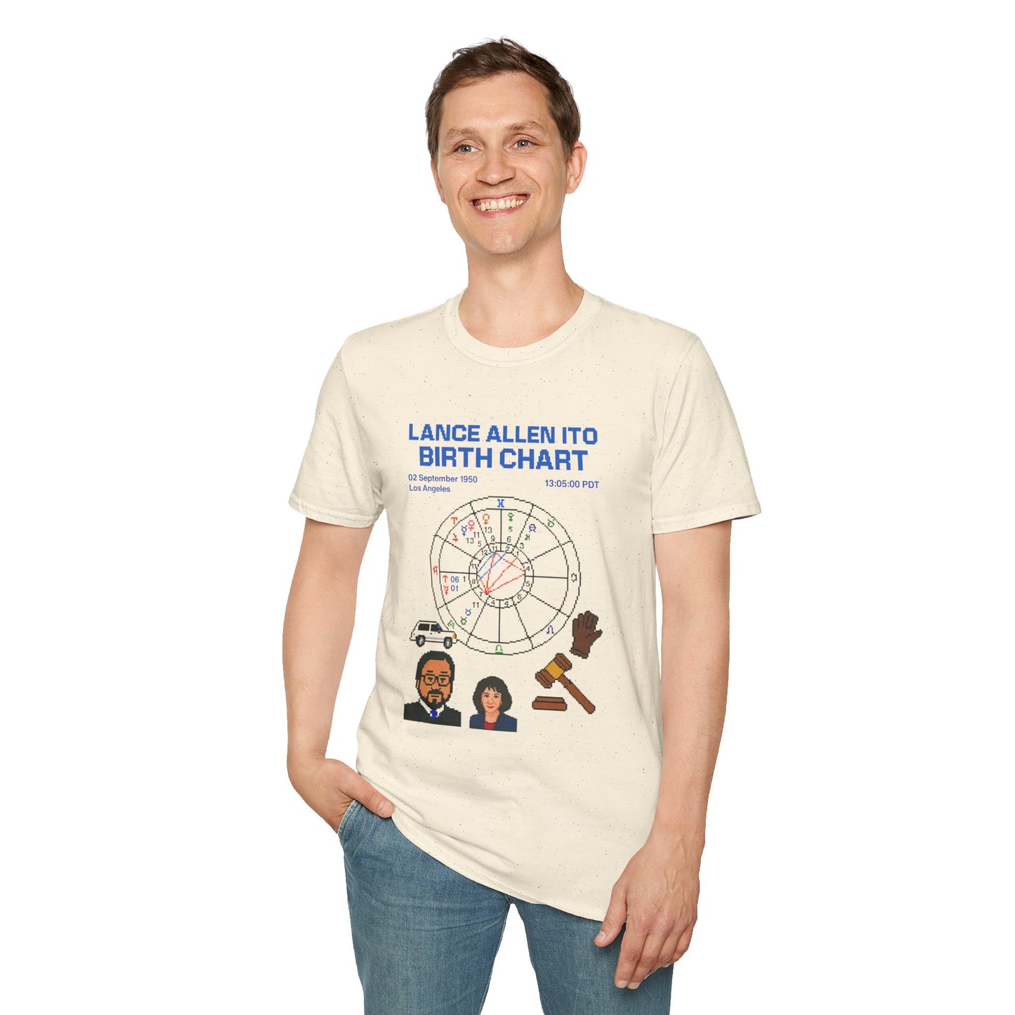 Judge Ito Birth Chart T-Shirt