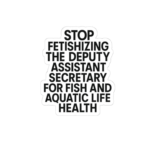 Anti-Fetish Sticker (Fish & Wildlife Edition)