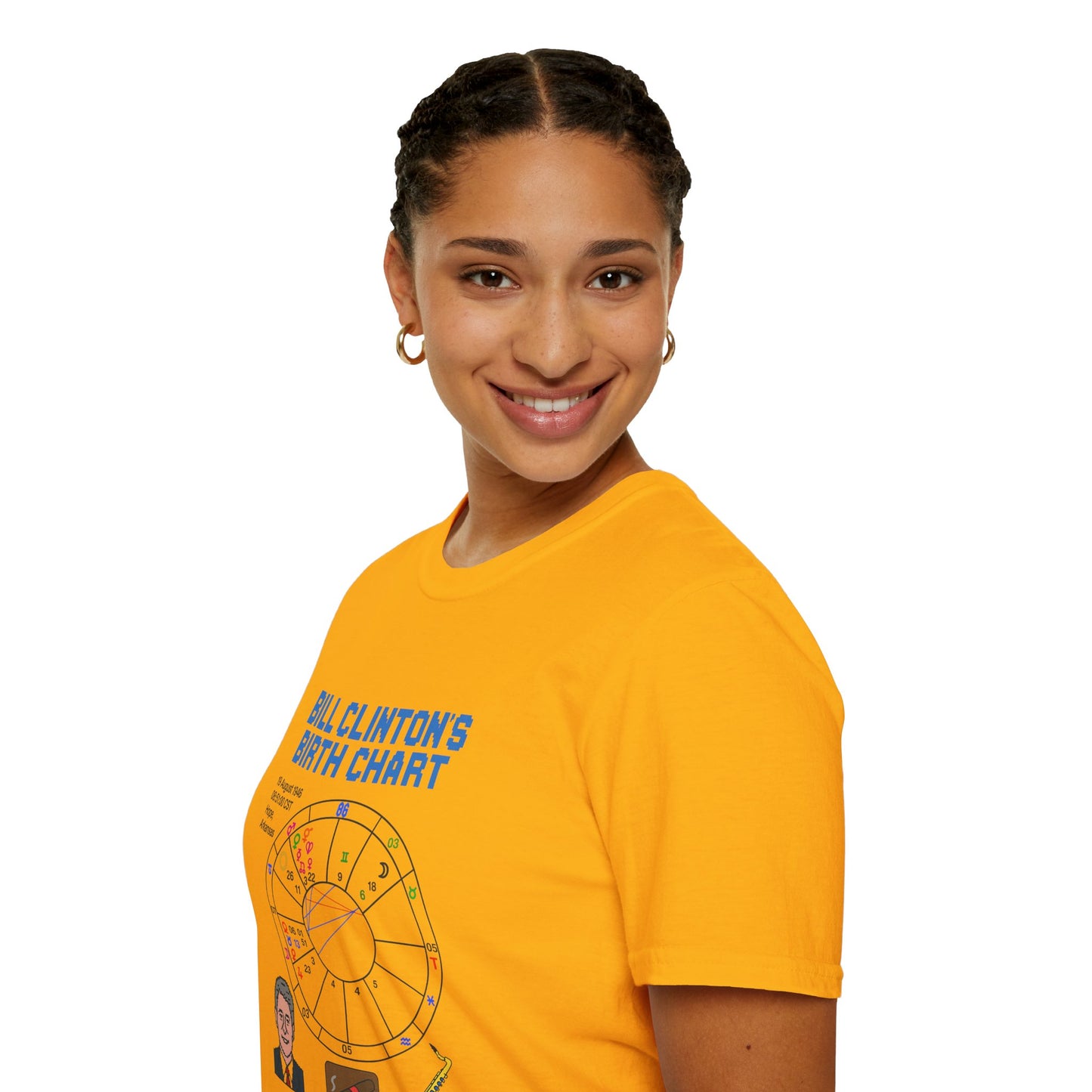 Slick Willy Birth Chart T-Shirt