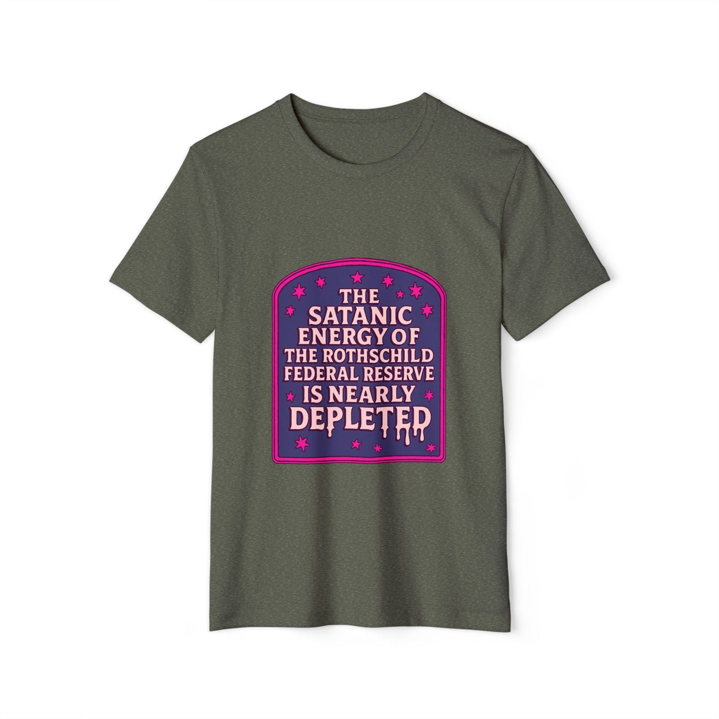 Satanic Federal Reserve Organic T-Shirt