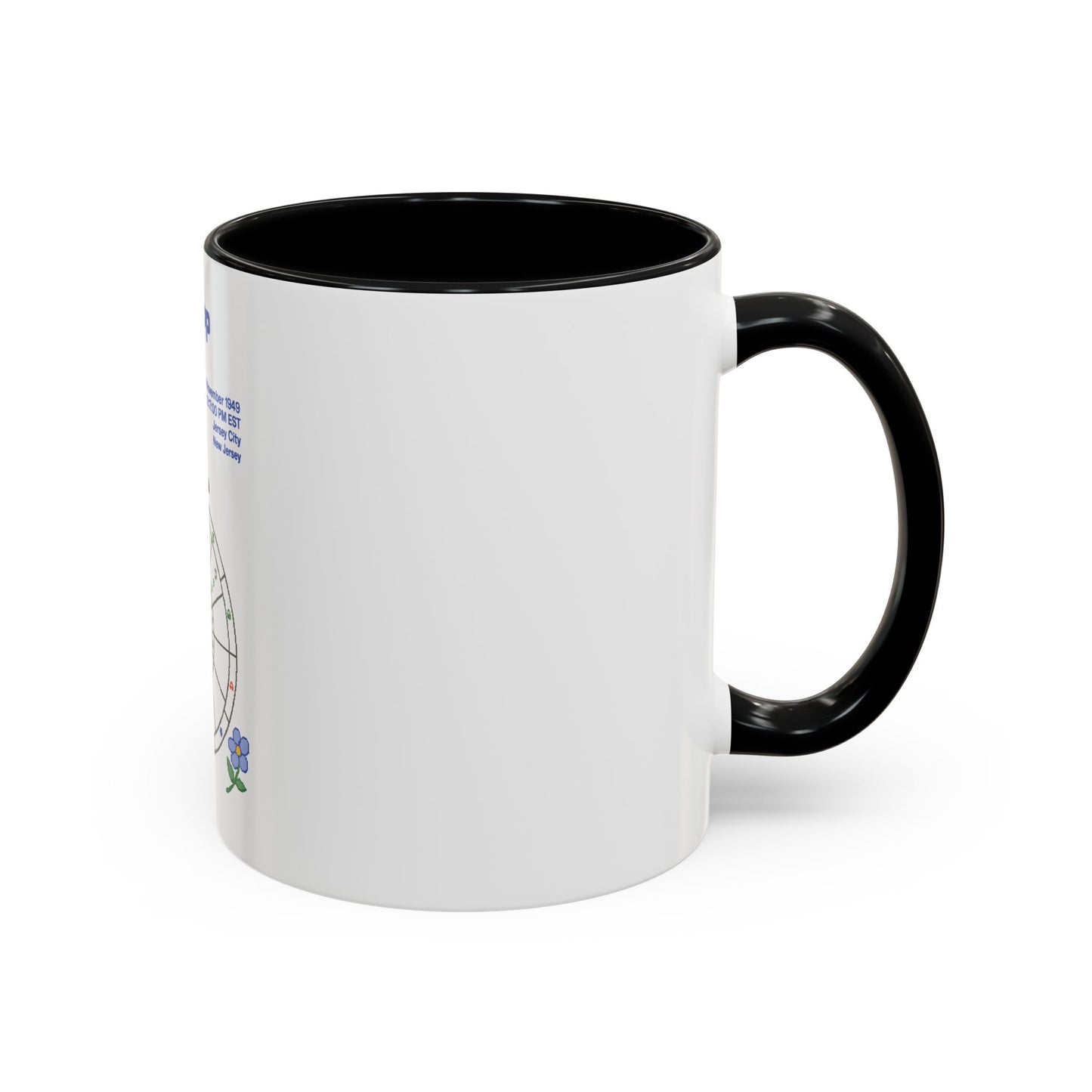 Linda Tripp Birth Chart Ceramic Coffee Mug