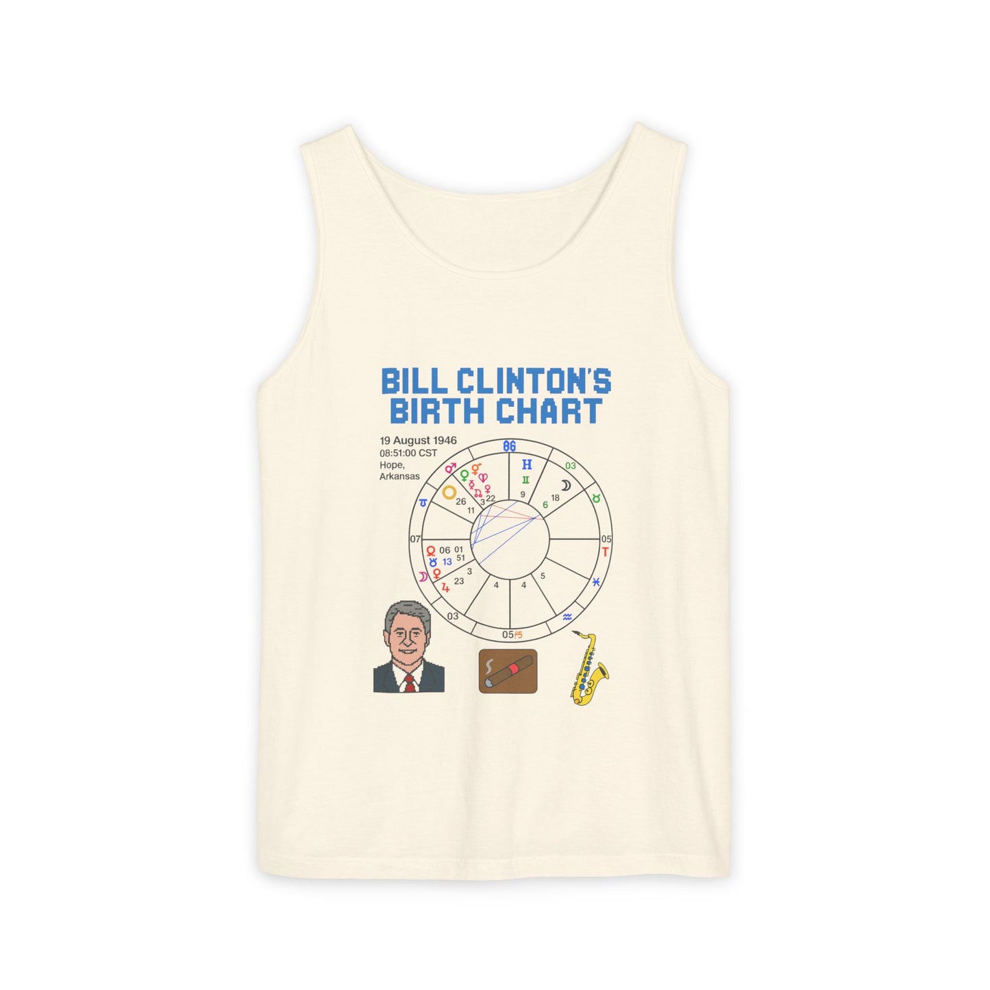 Slick Willie Birth Chart Tank