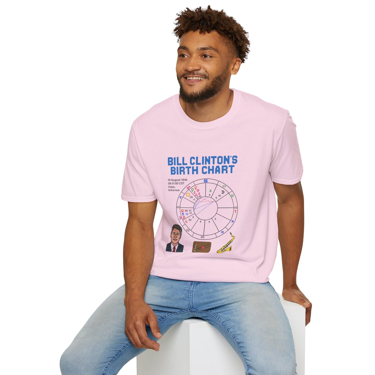 Slick Willy Birth Chart T-Shirt