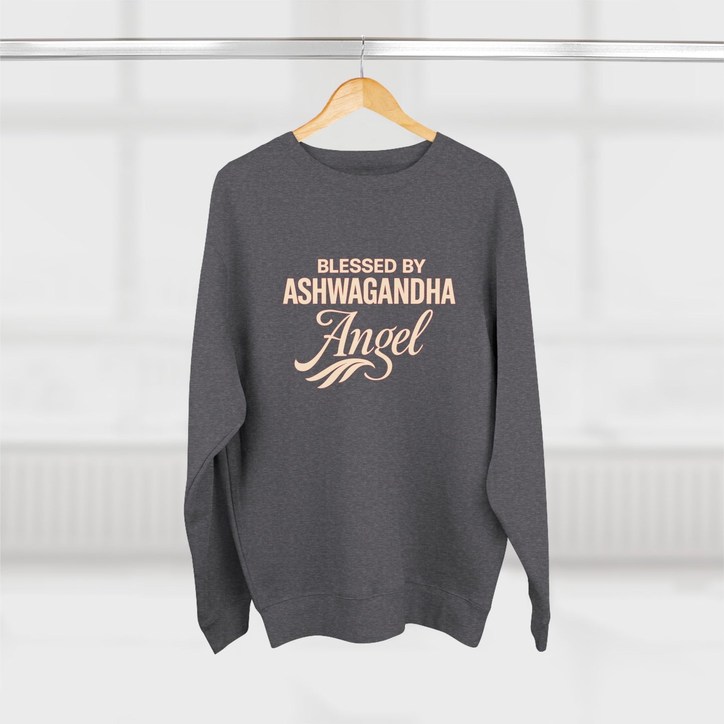 Blessed by Ashwaghanda Angel Sweatshirt