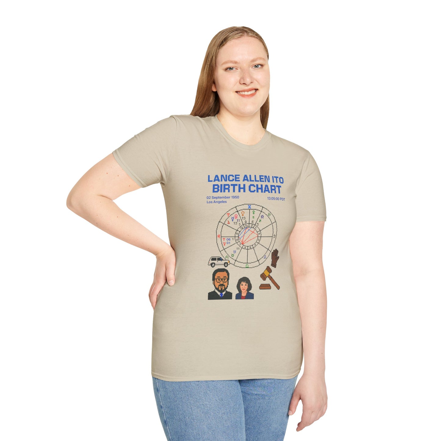 Judge Ito Birth Chart T-Shirt
