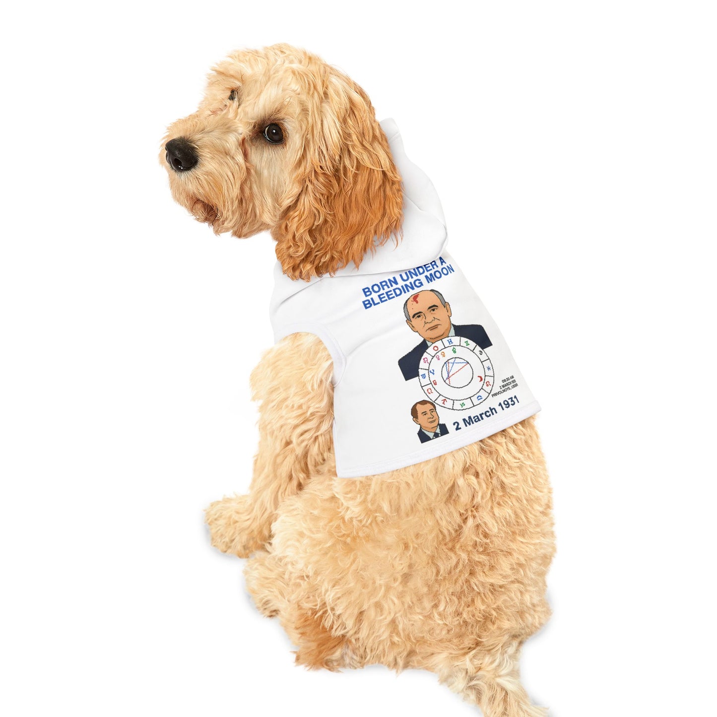 Chic Pet Hoodie - Gorbachev Birth Chart