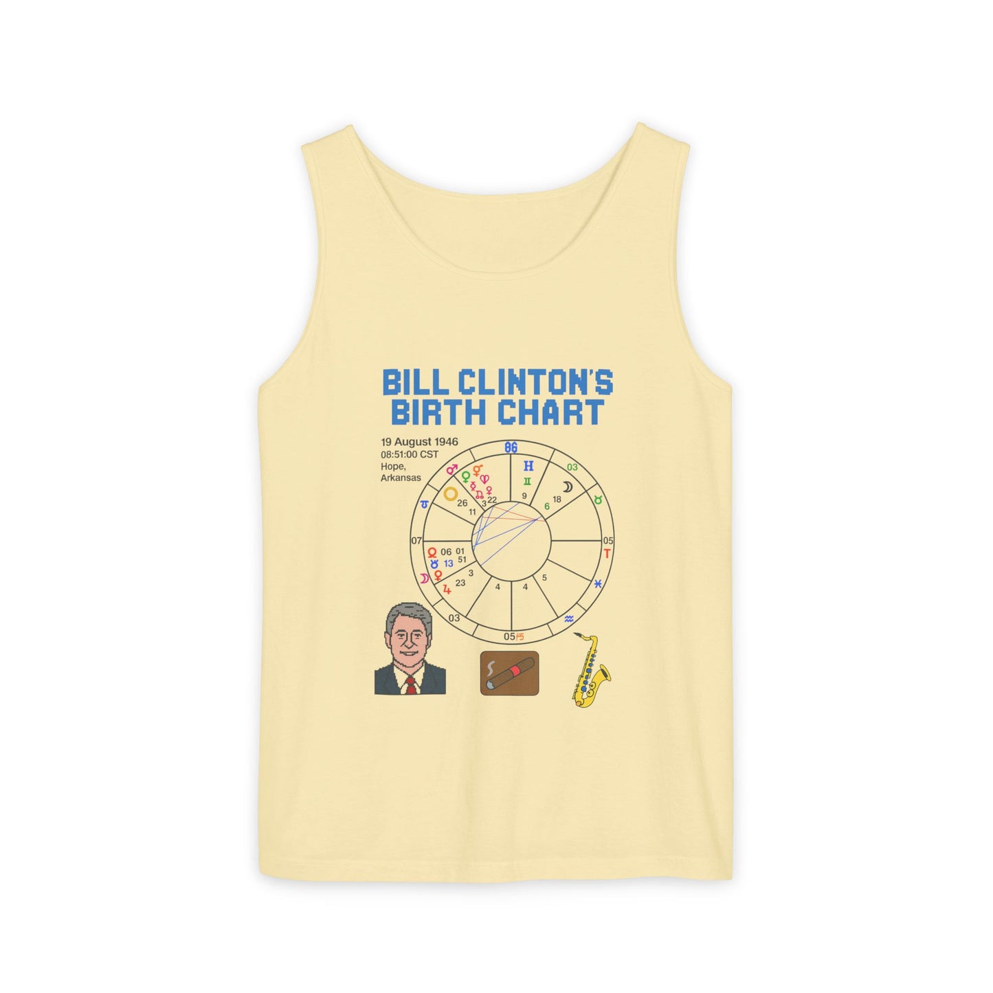 Slick Willie Birth Chart Tank