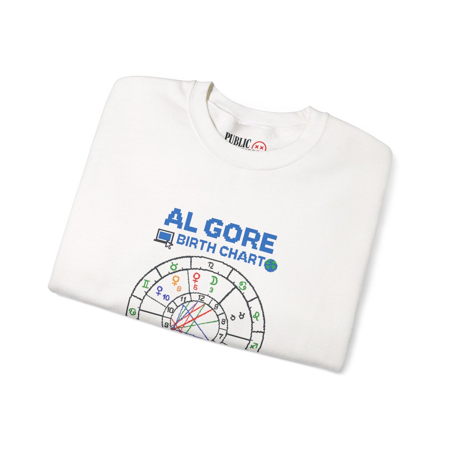 Al Gore Birth Chart Sweatshirt