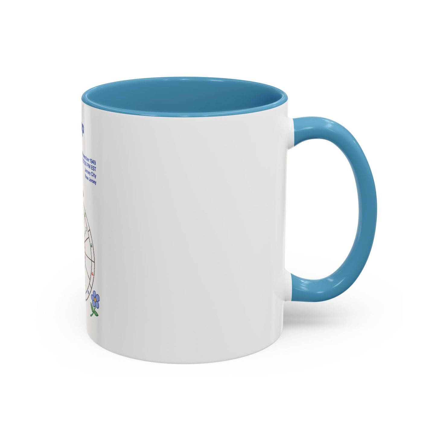 Linda Tripp Birth Chart Ceramic Coffee Mug