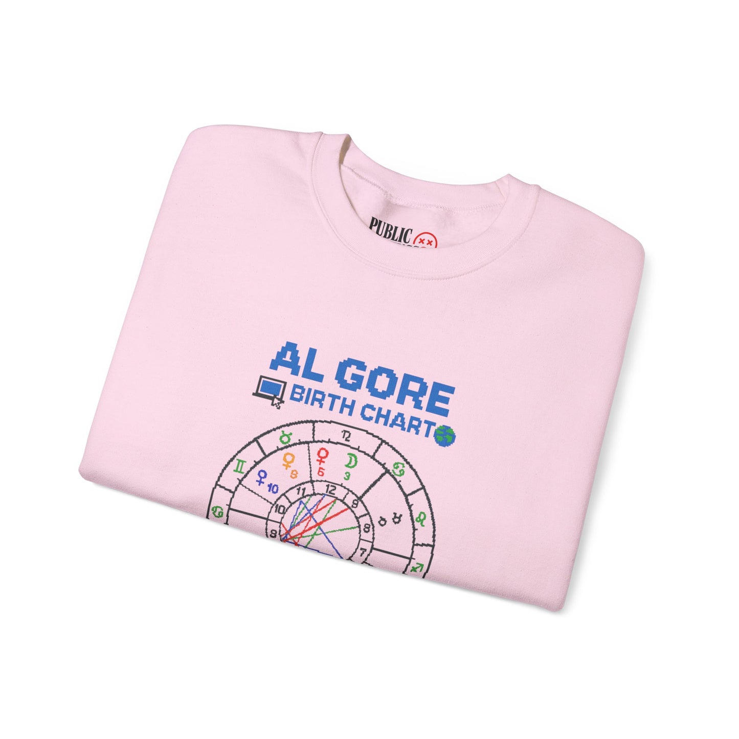 Al Gore Birth Chart Sweatshirt