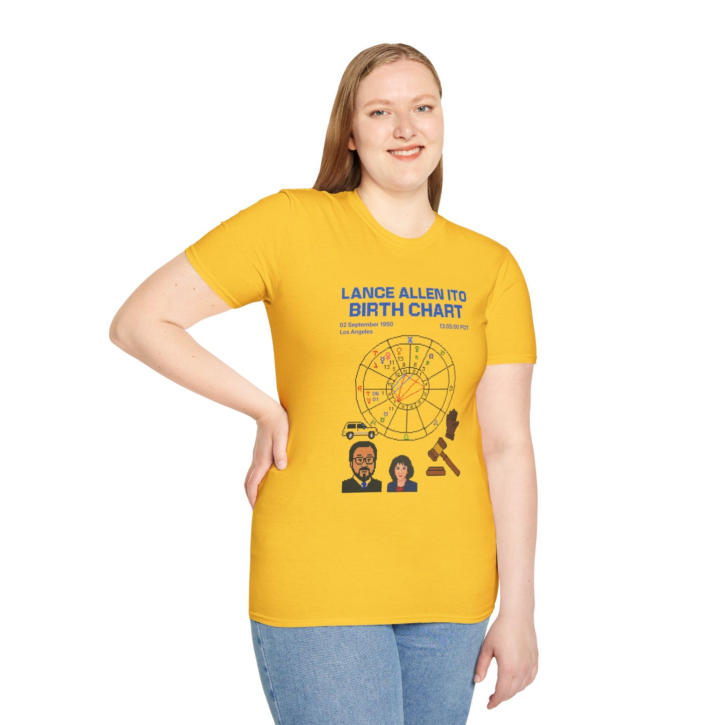 Judge Ito Birth Chart T-Shirt
