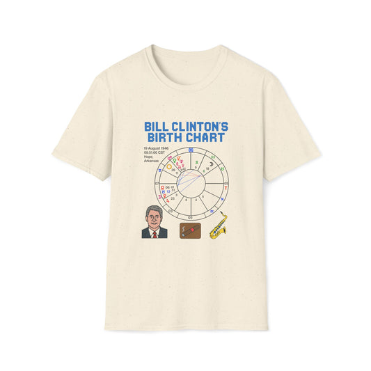 Slick Willy Birth Chart T-Shirt