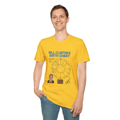 Slick Willy Birth Chart T-Shirt