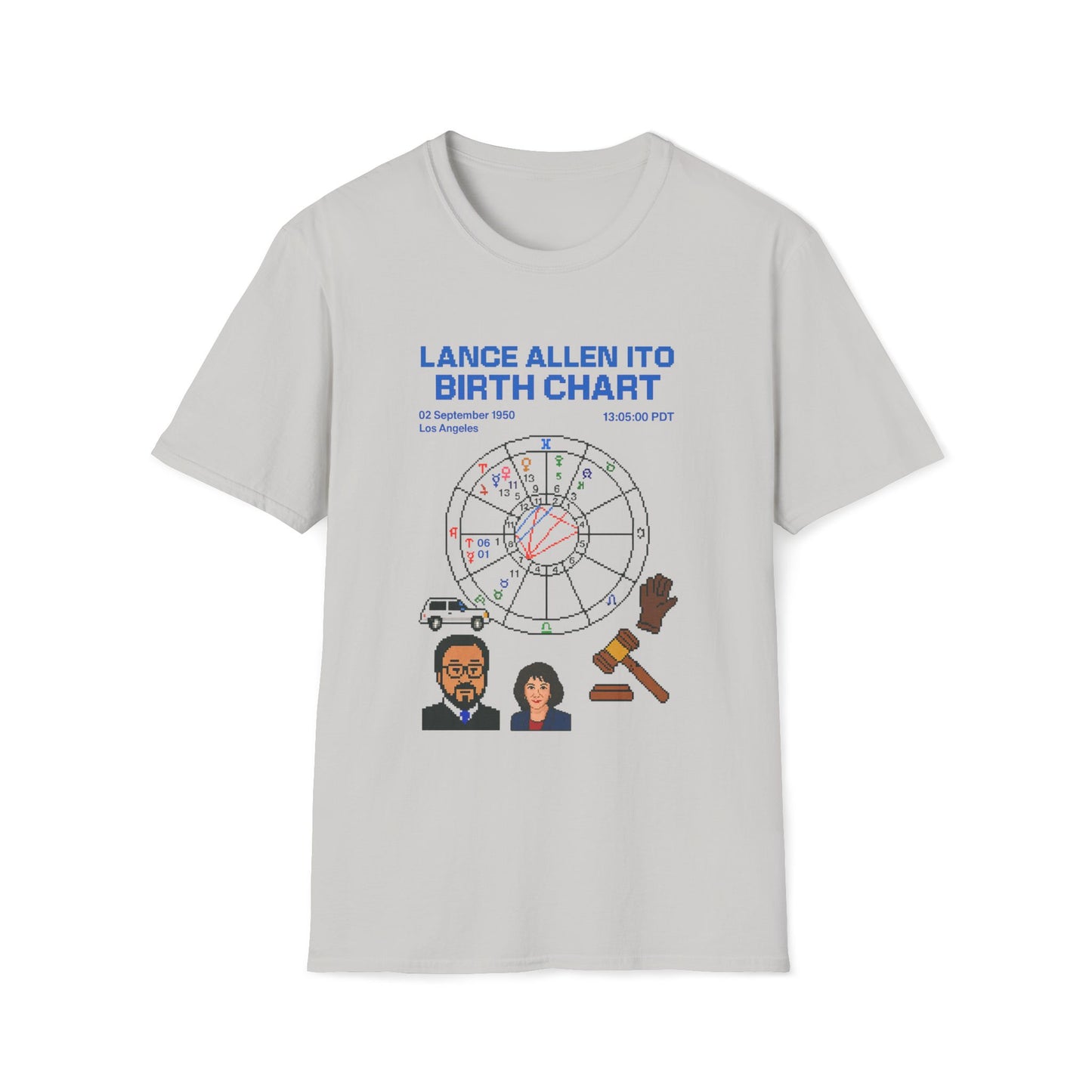 Judge Ito Birth Chart T-Shirt