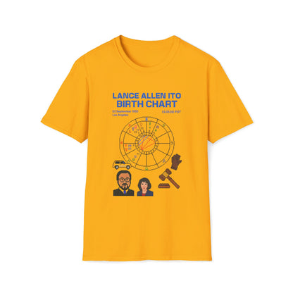 Judge Ito Birth Chart T-Shirt