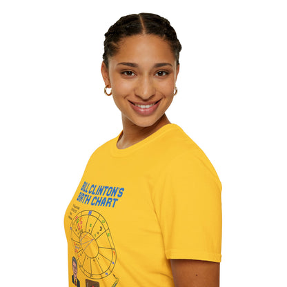 Slick Willy Birth Chart T-Shirt