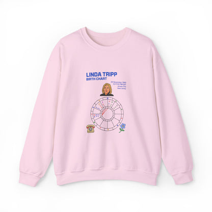 Linda Tripp Birth Chart Sweatshirt