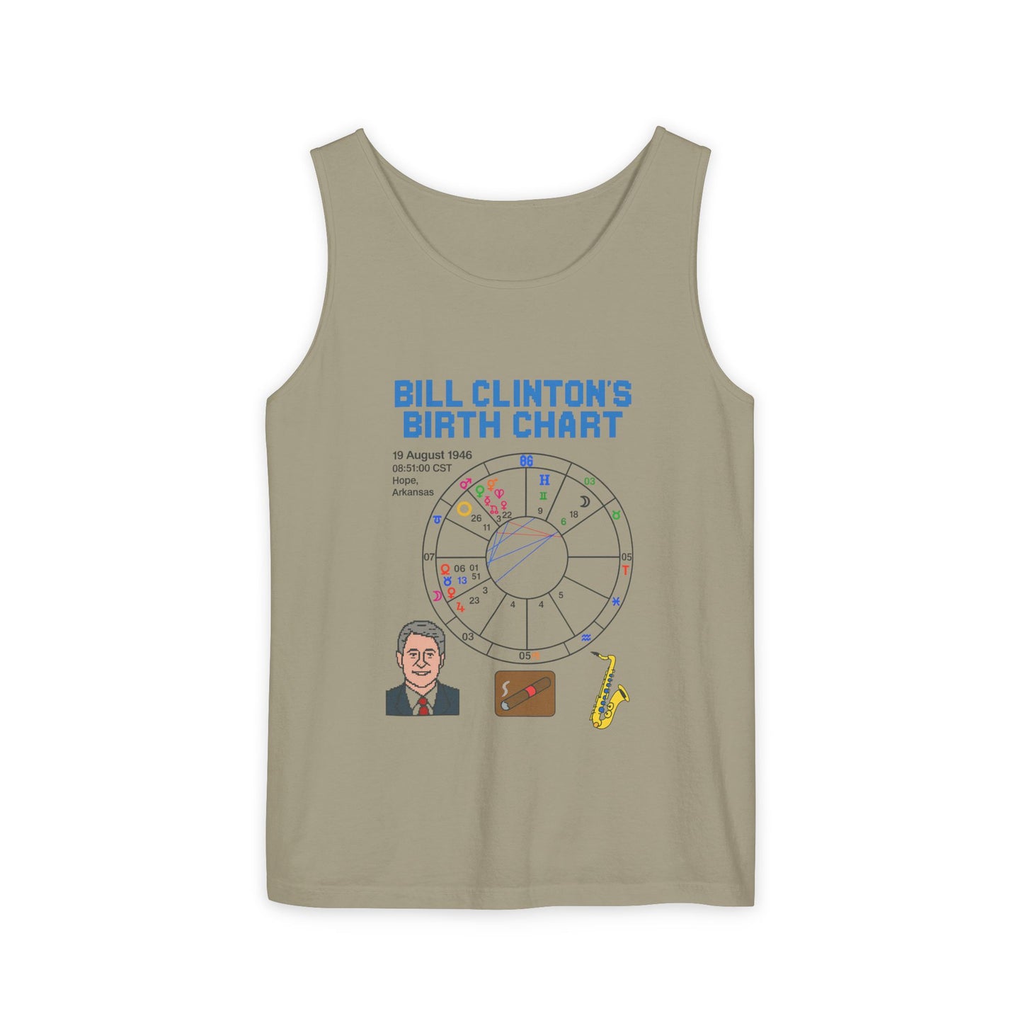 Slick Willie Birth Chart Tank