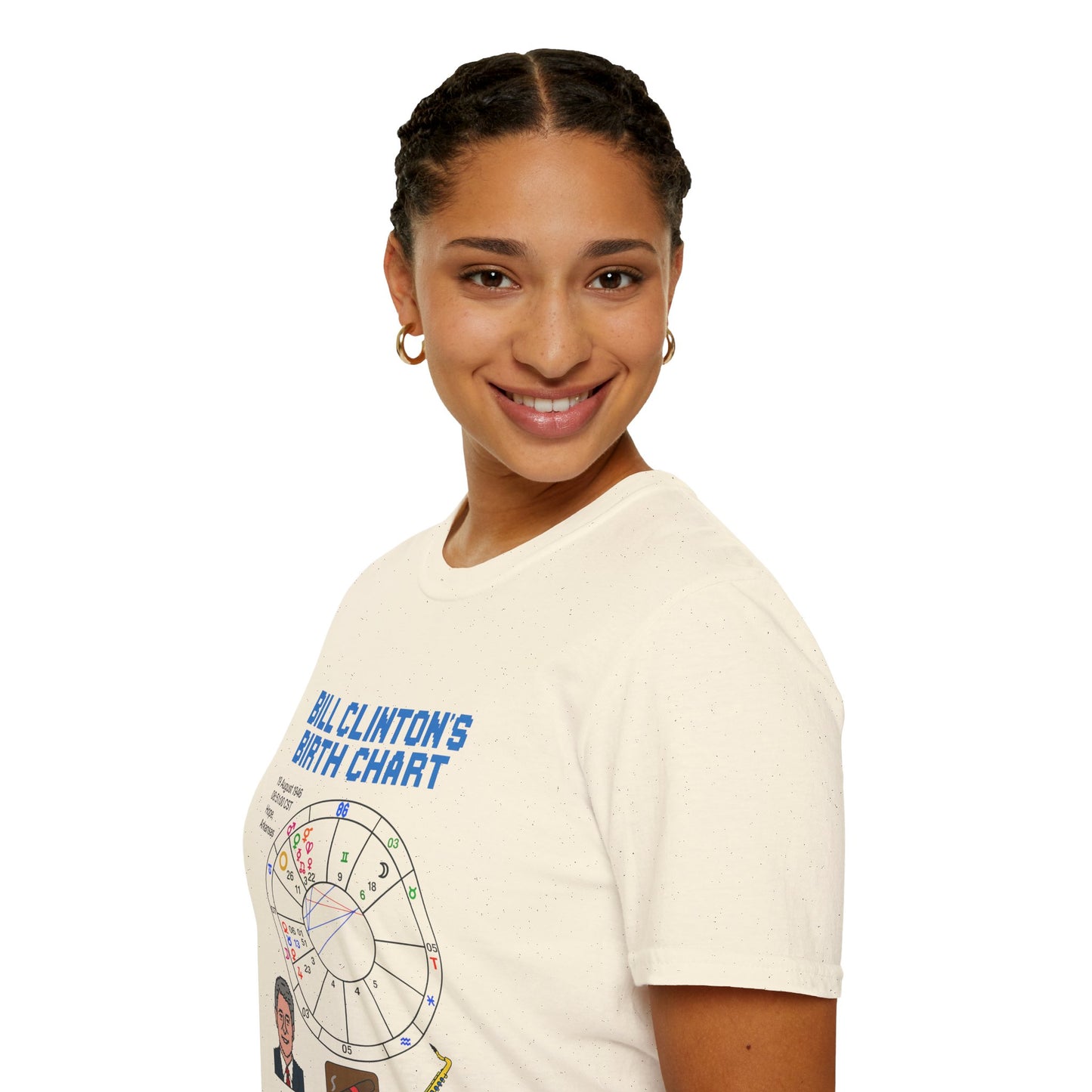 Slick Willy Birth Chart T-Shirt