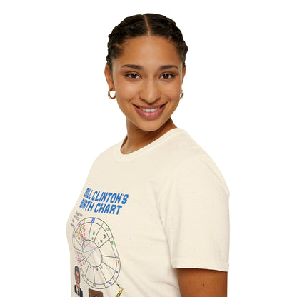 Slick Willy Birth Chart T-Shirt