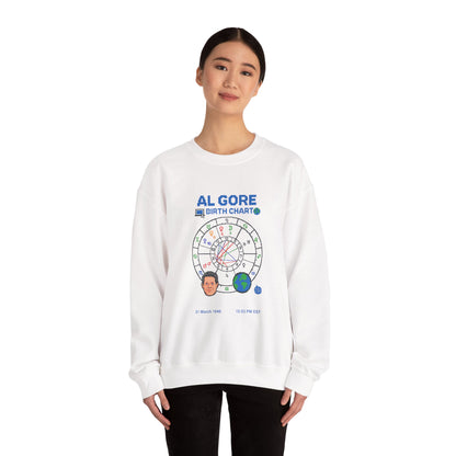 Al Gore Birth Chart Sweatshirt