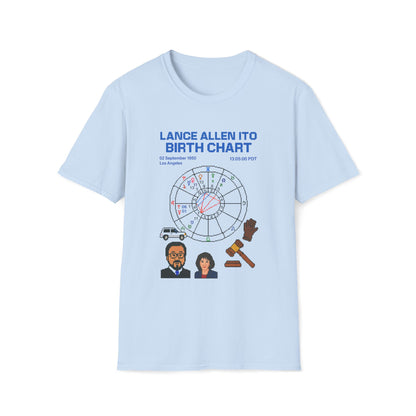 Judge Ito Birth Chart T-Shirt
