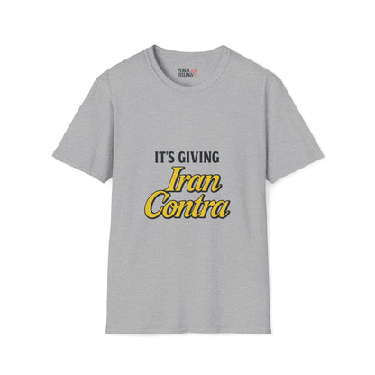 It’s Giving Iran Contra T-Shirt