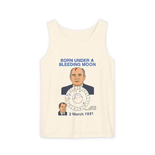 Astrological Birth Chart Tank Top - Gorbachev - Born Under a Blood Moon (Unisex)