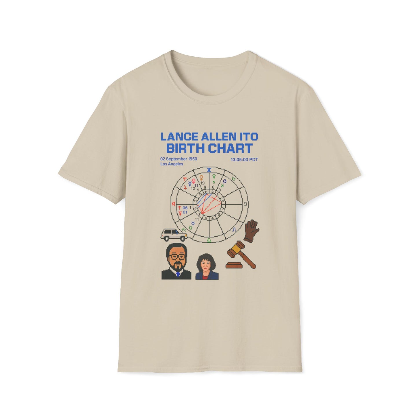 Judge Ito Birth Chart T-Shirt