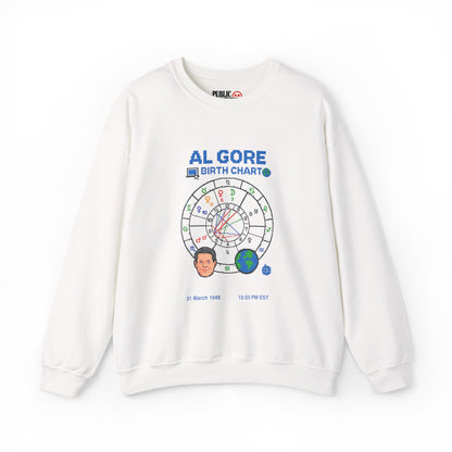 Al Gore Birth Chart Sweatshirt