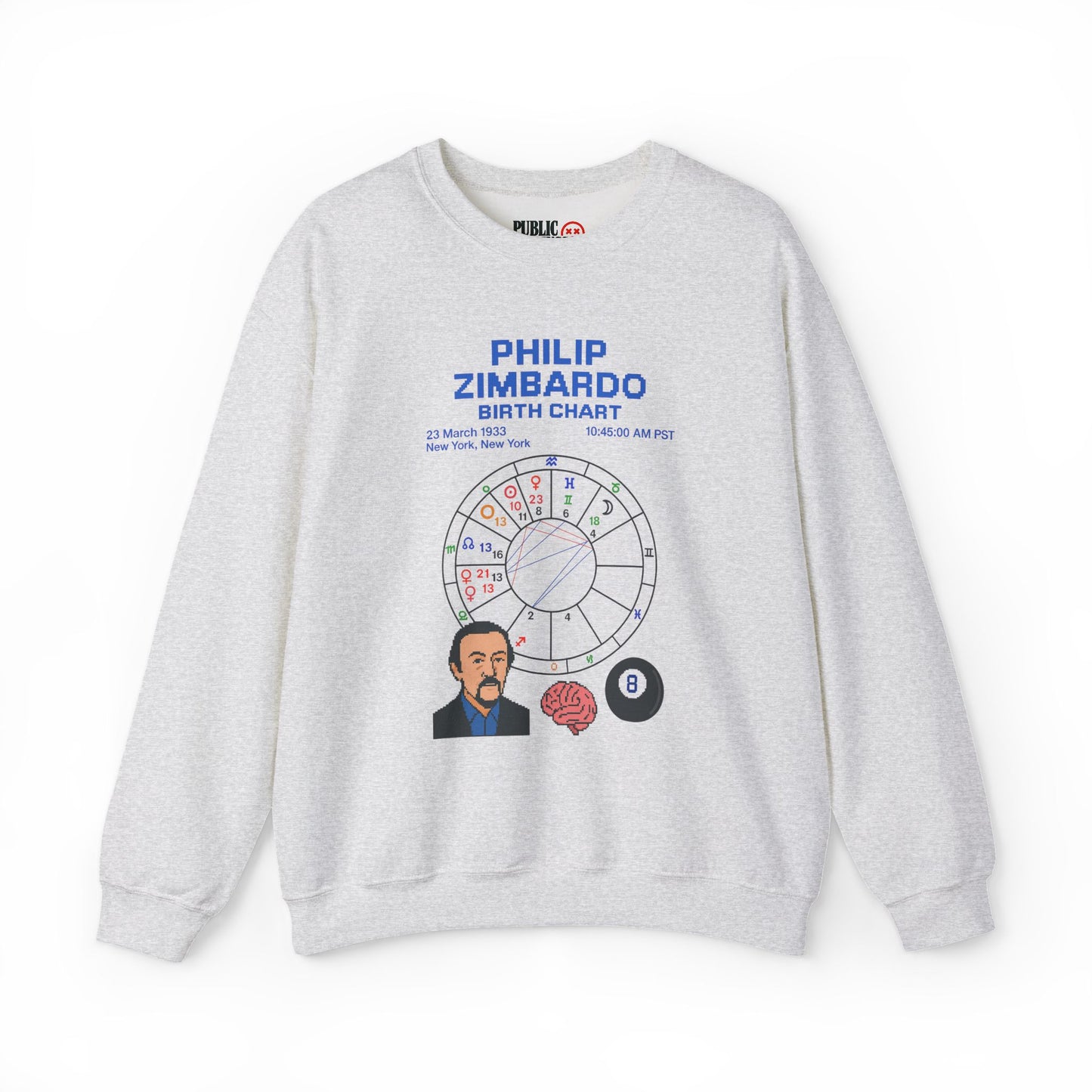 Dr. Zimbardo Birth Chart Sweatshirt