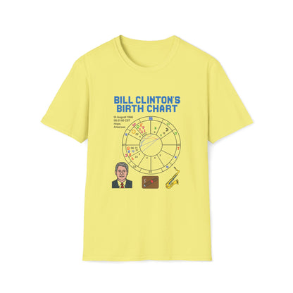 Slick Willy Birth Chart T-Shirt
