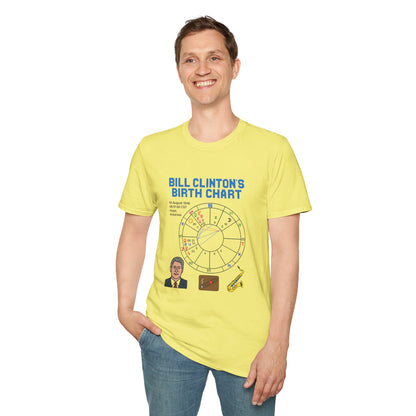 Slick Willy Birth Chart T-Shirt