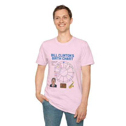 Slick Willy Birth Chart T-Shirt