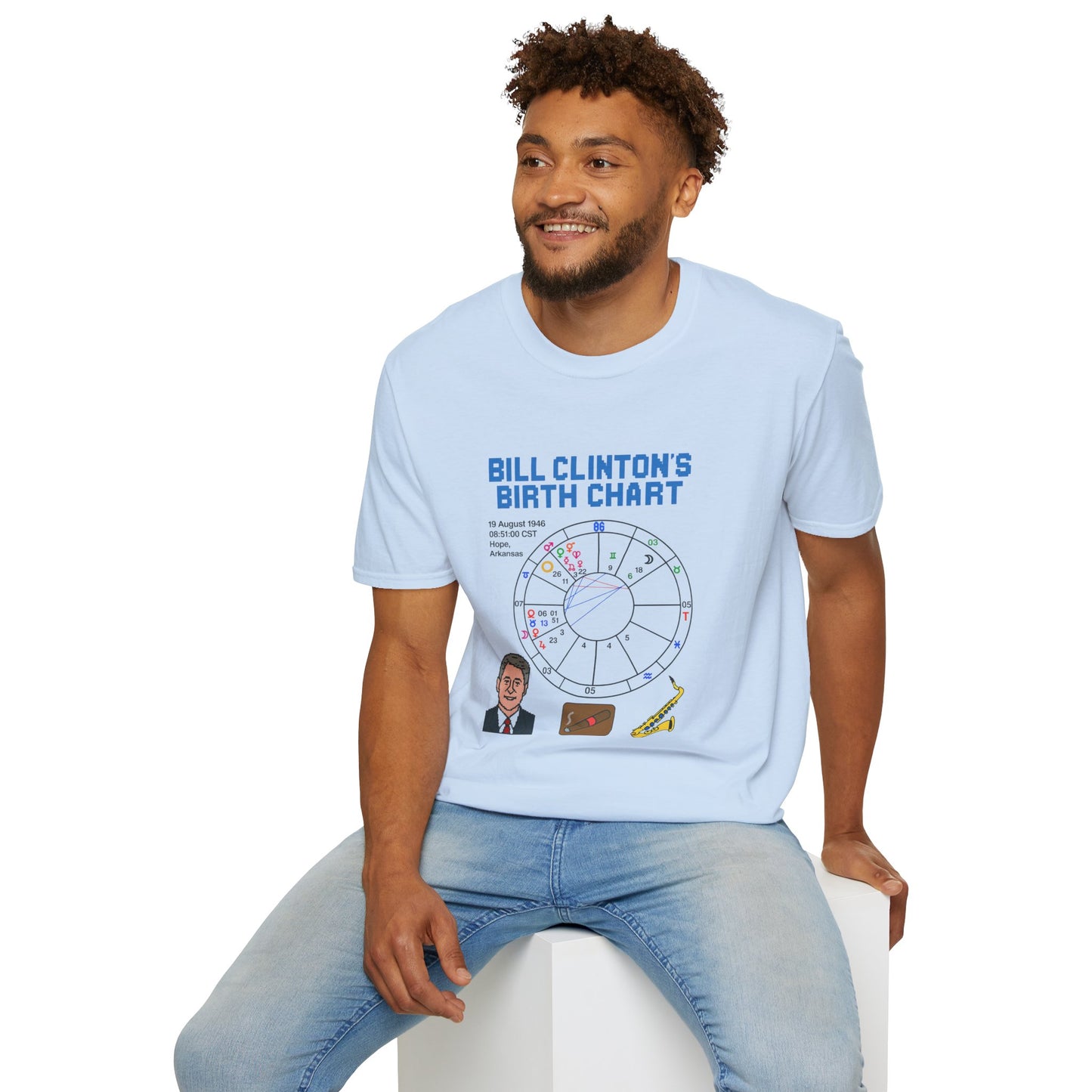 Slick Willy Birth Chart T-Shirt