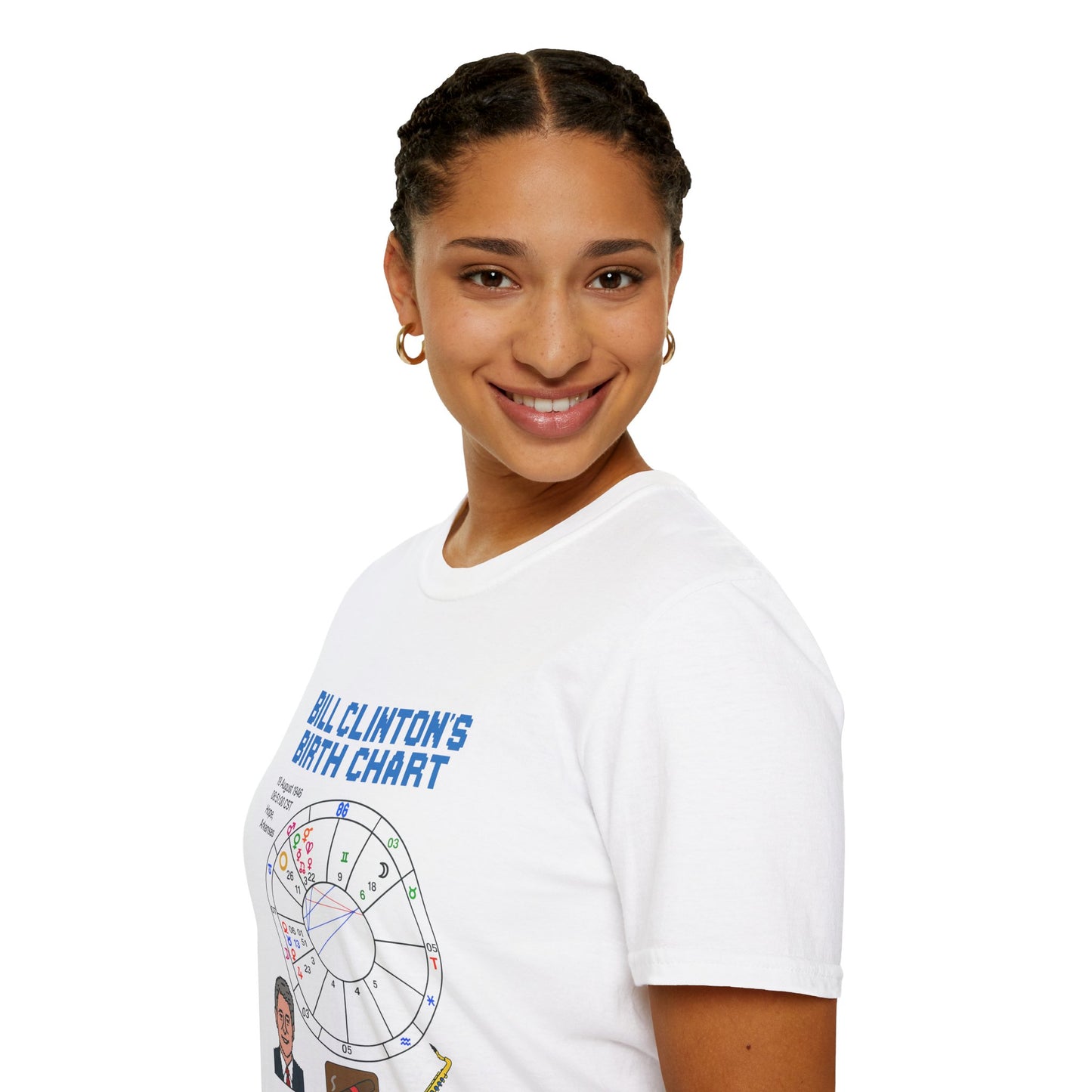 Slick Willy Birth Chart T-Shirt