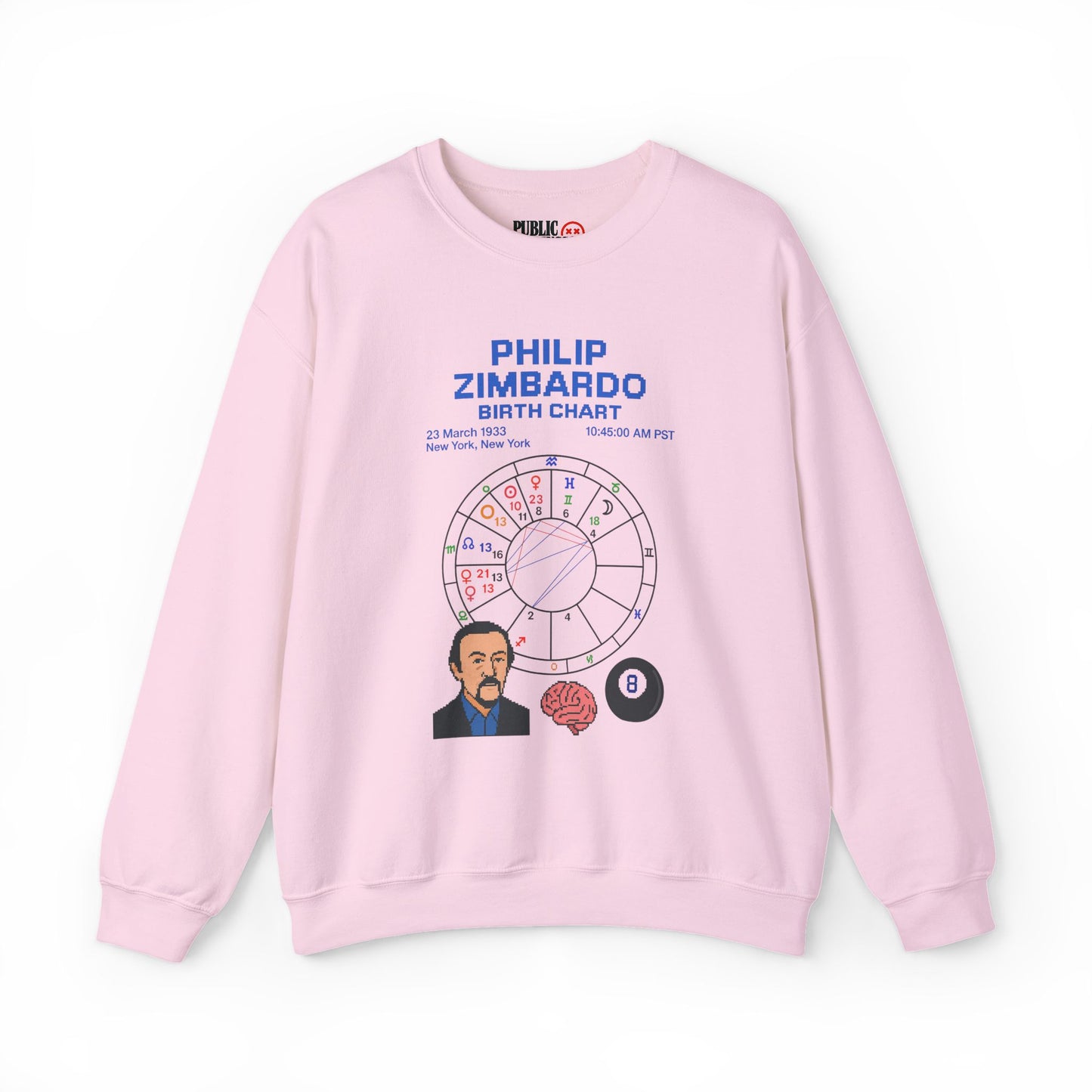 Dr. Zimbardo Birth Chart Sweatshirt